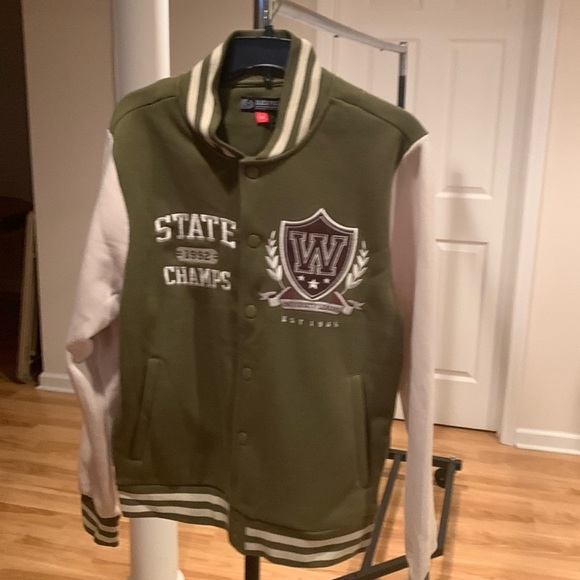 Men’s Bomber Varsity Jacket Size Small - Picture 1 of 4